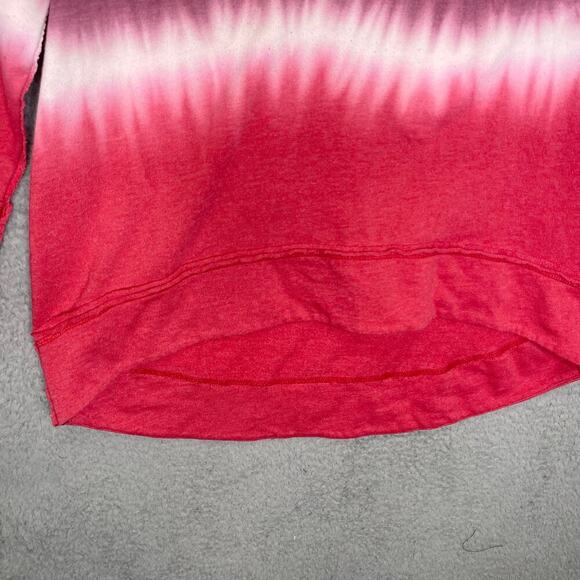 Knox Rose womens L tie dye sweater pink round neck colorful flowy oversized - Picture 4 of 8